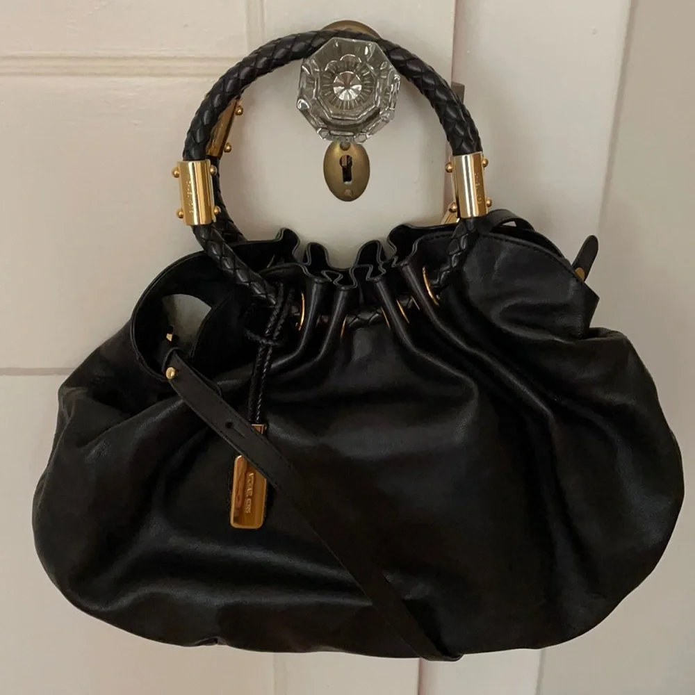 Michael Kors Collection Handbag in Black Leather - Picture 15 of 17